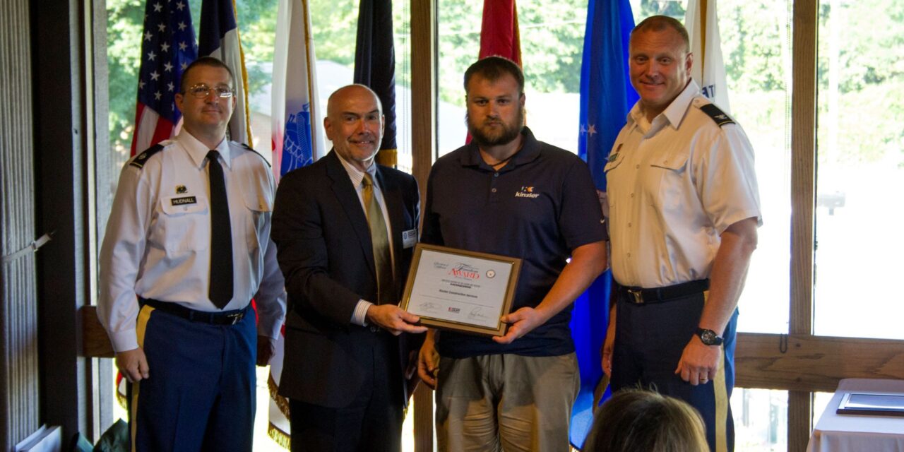 Kinzler Construction Services Recognized for Hiring & Supporting U.S. Service Members & Veterans