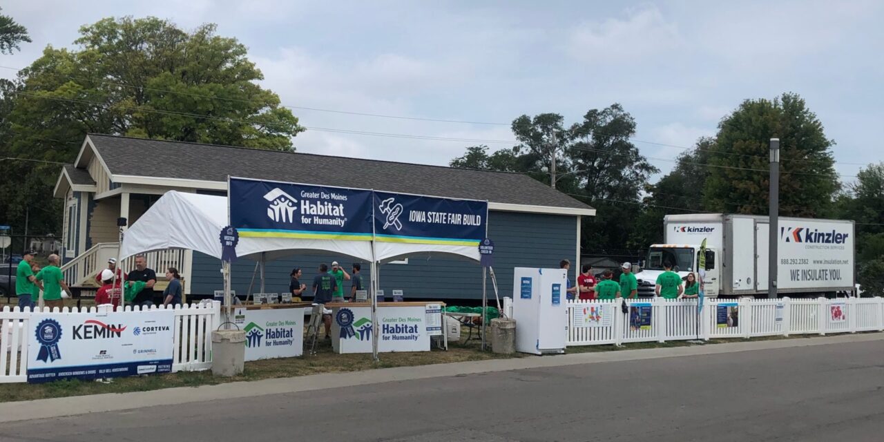 Kinzler Helps Insulate Affordable Homes at the Iowa State Fair