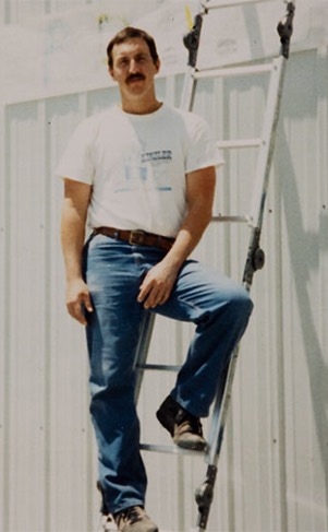 Kevin Kinzler pictured at his home where he started the company in 1984.
