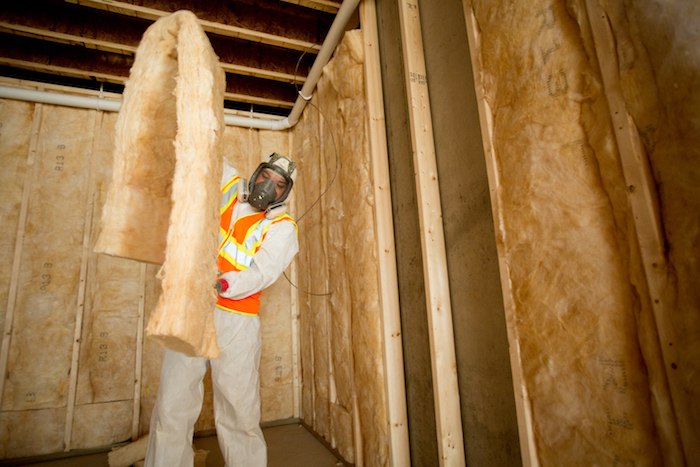 A Leading Edge Insulation Services team member uses fiberglass batt insulation in wall cavities to provide a high R-value for a reasonable price. All team members will be retained with the transition to Kinzler Corporation ownership and the change will be seamless for customers. Courtesy Leading Edge Insulation Services